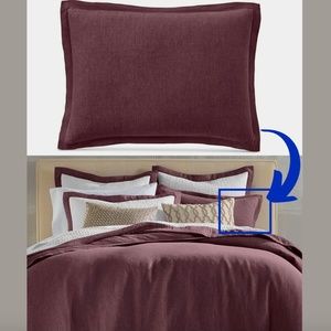 NWD $120 Hotel Collection Linen Standard Pillow Sham Case